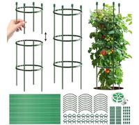 Supporto per Piante,141 pezzi Sostegno per Piante Collegato,Tutore per Piante,Supporti per Piante,Sostegni per Piante Rampicanti per Pomodori Peonie Vite Piante Rampicanti