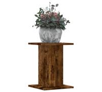 Supporto per piante, 2 pezzi, in legno di incenso, 30 x 30 x 40 cm, stabile supporto per fiori per balcone, terrazza, soggiorno, giardino, moderna colonna per piante per decorare e conservare