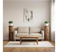 vidaXL Supporto per piante 2 pz Legno antico 30,5 x 30 x 80,5 cm