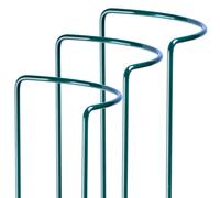 Vaso, 3 pezzi, supporto per piante in acciaio, traliccio semicircolare, 60 cm