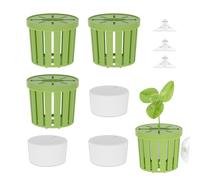 Supporto per piante acquatiche, 4 ventose, 4,6 x 4,6 x 3,7 cm, a lunga durata, per terrari d'acqua dolce, casa, lavoro, decorazione per acquario, gamberetti Betta