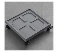 Supporto per Piante con Ruote per impieghi gravosi, Carrello portavasi Grigio e Vassoio per sottovasi, Carrello portafiori con Ruote da 30 cm per Uso Interno/Esterno