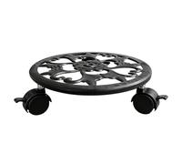 Supporto Per Piante Con Ruote - Portavasi In Metallo Resistente, Contenitore In Ferro | Carrello Mobile Per Piante Con Rulli Mobili, Sottopentola Universale Per Esposizione Di Patio, Giardino O Balcon
