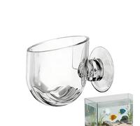 Supporto per piante da acquario, supporto in acrilico trasparente, vaso per piante acquatiche con doppia adesione sottovuoto e ventosa, approvvigionamento idrico per insediamento delle radici
