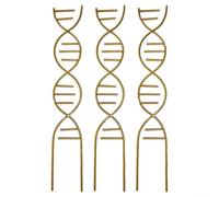 Supporto per piante da interno per piante in vaso, per, DNA unico per design elica (oro)