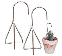 Supporto Per Piante Da Parete,2 Pezzi Resistente Alla Ruggine E Robusto | Ganci per Piante da Interno e Vasi di Terracotta | per Balcone, Terrazzo, Giardino, Cortile, Recinto, Casa, Esposizione e Giar