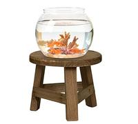 Supporto per piante in legno per interni, sgabello in legno, piccolo sgabello rotondo per bonsai, multifunzione, in legno, per interni ed esterni