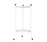 Supporto Per Piante In Metallo - 2 Livelli Supporto Per Piante Da Interno Esterno Scaffale Per Fiori | Sostegno Per Vasi Da Fiori A 2 Livelli | Porta Fiori Da Interno Per Interni Ed Esterni In Ferro