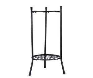 3 Sostegni Per Piante In Metallo – Supporto Per Vasi Antiruggine Per Interni/Esterni – Design A Doppia Gamba, 23x6 Cm