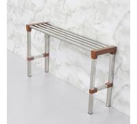 Supporto per piante in metallo, altezza 55 cm, per interni ed esterni, mensola per fiori per casa, giardino, patio, decorazione (100 x 55 cm)