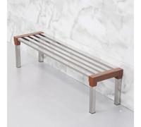 Supporto per piante in metallo, altezza 55 cm, per interni ed esterni, mensola per fiori, per casa, giardino, patio, 120 x 25 cm, elegante espositore per piante moderno
