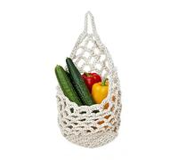 Supporto per piante per interni, 30 x 20 cm, corda in cotone da 100 g, rete portaoggetti in stile bohémien, supporto per piante macramè, organizer decorativo per soggiorno, G