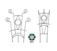 Supporto per piante rampicanti - 2 pezzi in metallo | supporto decorativo per piante, per casa, balcone, terrazza, casa, giardino, giardino d'inverno, cortile