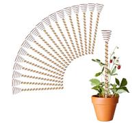 Supporto Per Piante Rampicanti Da Giardino Antenne Da Orto Esterno Con Pali in Legno Per Interno Monstera Pomodori Canne Porta Vera Fioriera Palo Rampicante Con (Scatola da 18 pezzi, 30 cm)