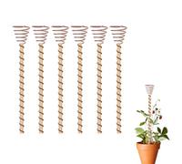 Supporto Per Piante Rampicanti Da Giardino Antenne Da Orto Esterno Con Pali in Legno Per Interno Monstera Pomodori Canne Porta Vera Fioriera Palo Rampicante Con (Scatola da 6 pezzi, 43 cm)