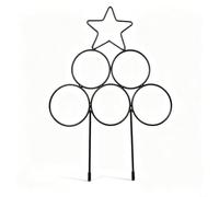 Supporto per piante rampicanti in ferro per piante in vaso, supporto per la crescita dell'edera, antiruggine per arco da giardino e recinzione per arbusti da esterno (A)