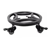 Supporto per Piante Rotondo Resistente con Ruote bloccabili - Carrello con Ruote per fioriere da Interno/Esterno, Carrello per fioriere da 30 cm per vasi e portafiori
