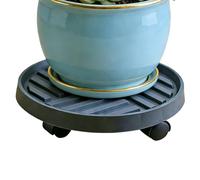 Supporto per piante - Ruote in ABS bloccabili | Vassoio con rotelle mobile, base robusta per esposizione di fioriere da interni ed esterni, balcone, giardino, patio - Trasporto di riorganizzazione