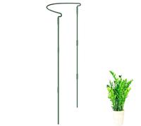 Supporto per piante, semicircolare in metallo, da giardino, gabbia di supporto per piante in vaso, per giardinieri domestici, ortaggi, balcone, interni ed esterni, serra, patio, cortile
