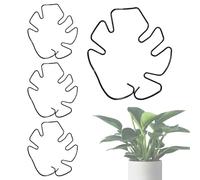 Supporto per piante - Set di 4 supporti per piante rampicanti, riutilizzabili, per mantenere radici e delle piante in posizione verticale, per interni ed esterni