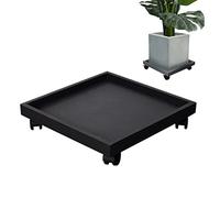 Supporto per Piante su Ruote, Resistente con Ruote bloccabili, Contenitore per Piante da Interno ed Esterno, Carrello portavasi con Ruote