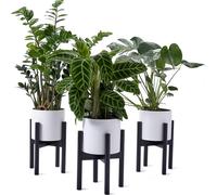 Supporto per piante supporto per vaso in bambù set di 3 supporto per vaso da ...