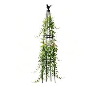 Supporto per piante, traliccio esterno, verticale, fiori e coltivazione | Gabbia a griglia per piante di pomodori, cetrioli, piselli, tralicci, patio, prato, cortile interno, giardino e inverno