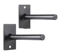 Supporto per piastra di peso, confezione da 2 supporti da parete in acciaio per bilancieri da 25-50 mm, staffa salvaspazio con inclinazione sicura per (stile B)