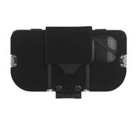 Supporto per piastre per softair, supporto per telefono Molle, leggero, per navigatore 15Pro, supporto per telefono pieghevole grandangolare per pettorale, supporto per gilet tattico in bilico, BLK