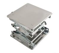 Supporto per piattaforma di sollevamento da laboratorio, sollevatore manuale in acciaio inox, 150 x 150 mm, con regolazione in altezza da 75 a 260 mm, per uso professionale e didattico