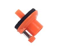 Supporto per Piatti Batteria Arancione Wc30a Sedile | Plastica Liscia e Lucidata, Regolazione Angolo, per Prove, Studio, Include Vite e Molla, per Batteristi