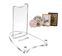 Supporto per piatti in acrilico, regolabile, supporto per libri, base decorativa, per casa, ufficio, appartamento arte, matrimonio, compleanno, inaugurazione della casa