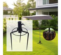 Supporto per picchetto per ombrellone in acciaio anti-scavo parco, giardino