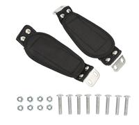 Supporto per piedi per mountain board, fascia di fissaggio per piedi con supporti in metallo, cinghia di fissaggio per scooter elettrico e snowboard, cinturino in nylon con Ss bello e professionale