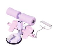 Supporto per piedi per sit up, attrezzatura con 2 ventose, regolabile in altezza, dispositivo portatile per pavimento, allenamento muscolare, esercizio fisico, allenamento addominale