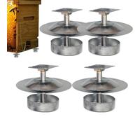 Supporto Per Piedini Per Alveare - Set Di Supporto Base Per Alveare Da 4 Pezzi, Piedini Per Piattaforma Per Apicoltura In Acciaio Inossidabile, Supporti Di Elevazione Per Carichi Pesanti,
