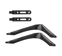 supporto per piedistallo per televisione: supporto da tavolo universale, robusta base in metallo, sostitutivo regolabile | design durevole e stabile del per schermo per monitor piatt