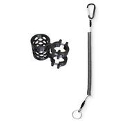 Supporto per Pinpointer installabile su Metal Detector varie marche compatibile con manticor nokta minelab garrett profind accessorio indispensabile, utile e comodo.