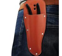 Supporto per pinza - Borsa per forbici, supporto per tosaerba da giardino, per potatore, per guaina, resistente in pelle PU, portautensili per forbici con bottone a pressione,