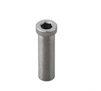 Supporto per pinza freno per bici da strada, dado per pastiglie freno a disco, in acciaio inossidabile, 8 x 13/21/23/28/30 mm, foro 10,5 mm, argento (8 x 30 mm)