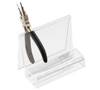 Supporto per pinze in acrilico - Organizzatore di strumenti per gioielli, organizer moderno per officina, con espositore per strumenti di creazione e banco