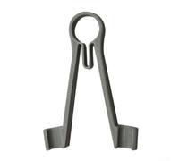 Supporto per pinzette per multimetro SMD, 7,6 cm, per misurazioni di precisione, con funzione caricata a molla che fornisce un contatto costante durante i test (grigio)