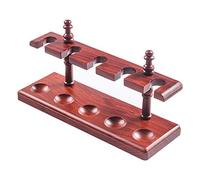 Supporto per Pipa in Legno per Tabacco Rimovibile in Legno di Sandalo Rosso Mortasa e tenone Inserimento di Rack per Tubi Verticali a Fila Dritta 5 Posizioni del Tubo