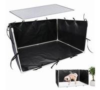 Supporto per pipì per cuccioli con pareti alte, 89x73x44cm Toilette cani con pareti alte,lettiera animali domestici,robusto tessuto Oxford 600D,facile da pulire,regolabile,interni ed esterni