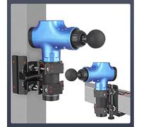 Supporto per pistola da massaggio senza mani per la schiena, supporto per pistola da massaggio muscolare a percussione per automassaggio, compatibile con la maggior parte delle pistole da massaggio