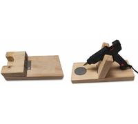 Supporto per pistola per colla a caldo/Supporto per pistola per colla a caldo in legno/Base per pistola per colla a caldo/Organizzatore per stanza artigianale (A)