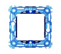 Supporto per placca a 2 moduli, serie Venus, compatibile con Vimar Arke' - Ettroit VA0202