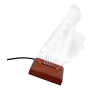 Supporto per plettro per chitarra con base per riporre e visualizzare i plettri per chitarra elettrica, in acrilico