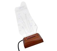 Supporto per plettro per chitarra con base per riporre e visualizzare i plettri per chitarra elettrica, in acrilico