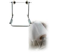 Supporto per pluriball e rotoli d'imballaggio, H 65 cm, L 20-150 cm | Acciaio rinforzato, antiruggine, cambio rapido del film, per stazioni d'imballaggio e officine(110cm/43.3in)